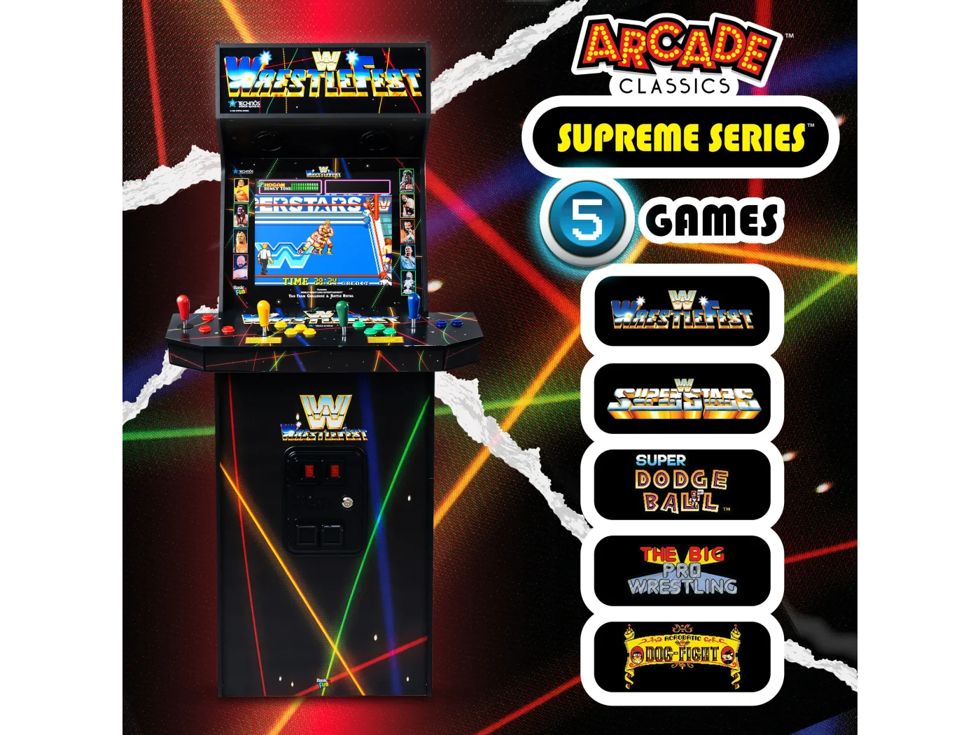WWE WrestleFest Suprême — Arcade1Up WWE WrestleFest Supreme Series